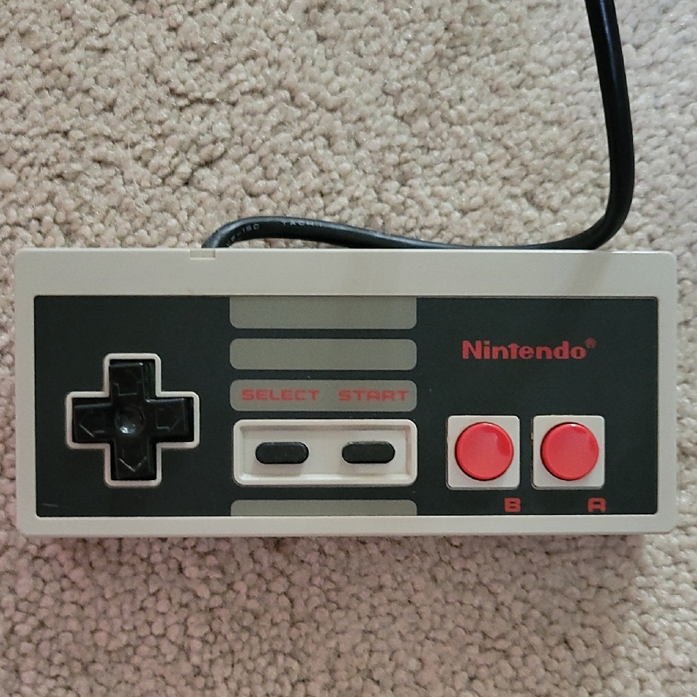 Nintendo Retro Gray and Red Controller